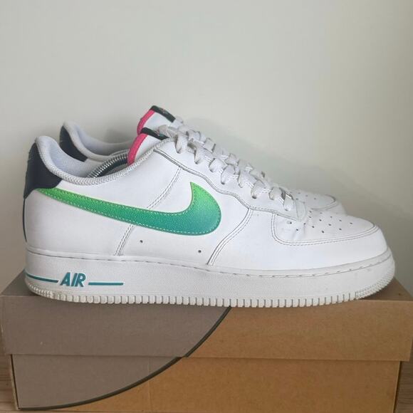 Nike Air Force 1 \'07 LV8 ‘White Aquamarine’ Men Sneakers - SZ 11.5 main image 9